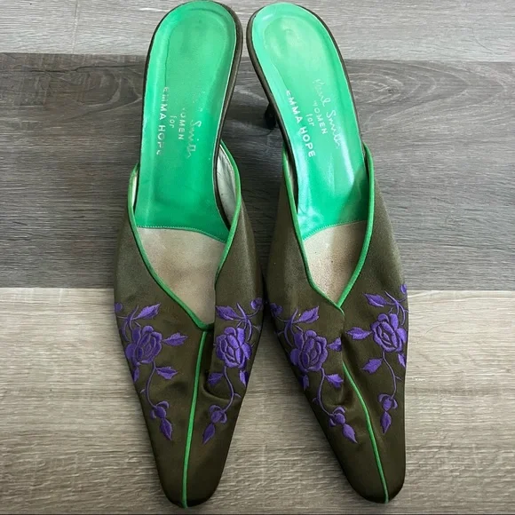 美品バラモチーフEMMA HOPE Paul Smitエマホープポールスミス Paul Smith | Shoes | Paul Smith For Emma Hope Mules | Poshmark